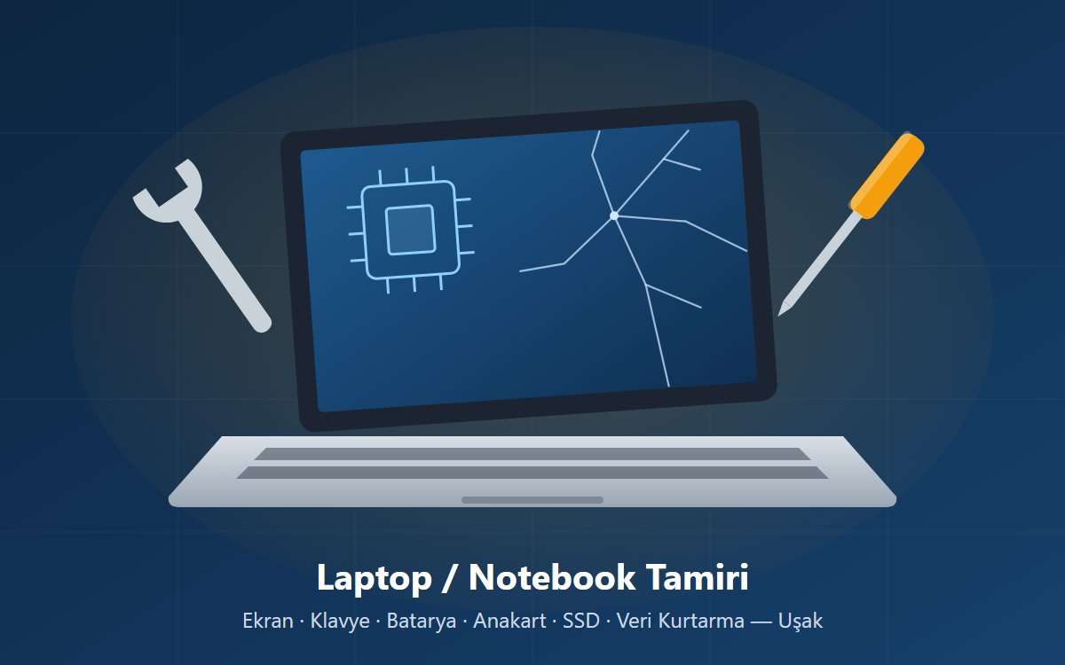 Laptop / Notebook Tamiri — Erentek Bilişim, Uşak